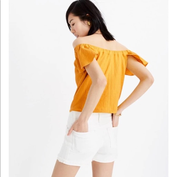 Madewell Texture & Thread Off-The-Shoulder Top ๐ - Picture 3 of 4